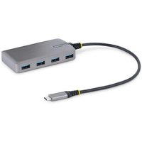 Hub de interfaz StarTech USB-C 4 Puertos USB-A 3.2 Gen 1 5Gbps Micro-USB