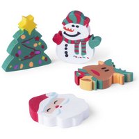 Pc Componentes Ensemble de gommes Flop avec motifs de Noël originaux