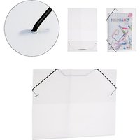 Pc Componentes Lot de 3 chemises en plastique transparentes format A4
