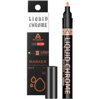 Pc Componentes Marqueur miroir métallique chromé liquide de 10 mm Résistant à leau et à la décoloration