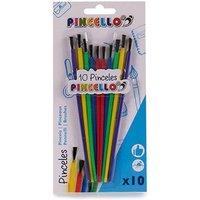 Pc Componentes Set de pinceaux x10 Termoplastique Pour créations manuelles et décorations