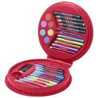 Pc Componentes Set de dessin Trinen 29 pièces étui rond couleurs vives sécurité