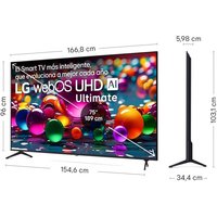 LG LG LED 75UA74006LB 75" 4K UltraHD 60Hz Smart TV WebOS HDR10 Pro AirPlay2 Standard