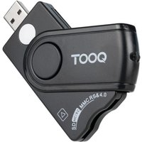 Lecteur de carte intelligente TooQ TQR-3012B USB-A compatible SIM SD MicroSD noir