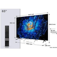 TV TCL QD-Mini LED 65C69KS 65" 4K Ultra HD Smart TV Métal