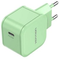 Pc Componentes Chargeur mural Vention FEJG0EU USBC 20W GaN Vert charge rapide PD