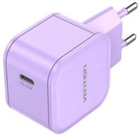 Pc Componentes Chargeur mural Vention FEJV0EU USBC 20W violet GaN charge rapide PD QC