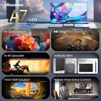 Hisense Hisense QLED A7S 65" 4K UltraHD 60Hz Smart TV VIDAA HDR10+ Dolby Atmos Standard