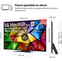 LG LG Mini RGB 55MRGB87B6B 55" 4K UltraHD 120Hz Smart TV WebOS HDR10 Dolby Vision Standard