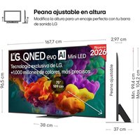 LG LG QNED MiniLED 75QNED86B6B 75" 4K UltraHD 144Hz Smart TV WebOS Dolby Vision Standard