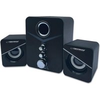 Altavoces Esperanza Stereo USB 6W 2.1 Canal avec montage mural
