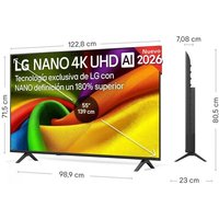 LG LG NanoCell 55NU8E0B3LA 55" 4K UHD 60Hz Smart TV WebOS HDR10 AI Sound Pro Standard