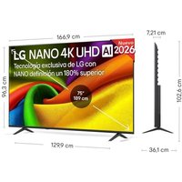 LG LG NanoCell 75NU850B6LA 75" 4K UltraHD 60Hz Smart TV WebOS HDR10 HLG Antireflex Standard