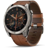 Garmin Fenix 8 Bluetooth GPS 1,4" Titane Marron Taille Unique Étanche 10 ATM SpO2
