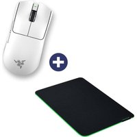 Combo Gaming Razer Hero Bundle Viper V3 Pro et Gigantus V2 M Blanc