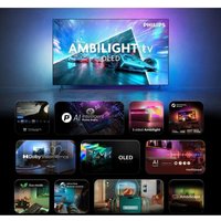 Philips Philips OLED 55OLED761 55" 4K UltraHD 120Hz Smart TV Titan OS HDR10+ Dolby Atmos Ambilight Standard