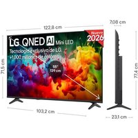 LG LG QNED 55QNED72B6B 55" 4K UltraHD 60Hz Smart TV WebOS HDR10 MiniLED AI Standard