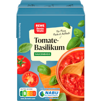 REWE Beste Wahl Tomatensauce Basilikum 380ml
