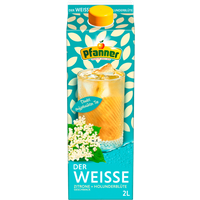 Pfanner Der Weiße Tee Zitrone-Holunderblüte 2l