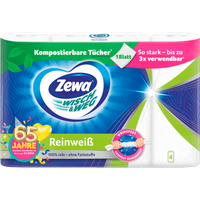 Zewa Wisch & Weg Reinweiss 4x45 Blatt