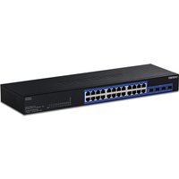 TRENDnet Switch 28-Port Gbit 4x10G SFP+ 19"