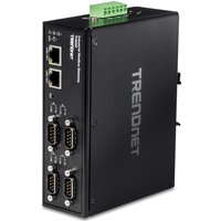 TRENDnet Industrial Modbus Gateway 2xRJ45->4xDB-9 seriell
