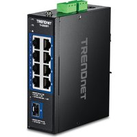 TRENDnet Industrial Switch 9-Port 2.5G 1x10G SFP+ DIN-Rail