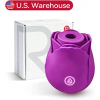 Elysian Bloom - Original Suction Rose Vibrator in Purple
