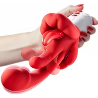 Evelyn - 10 Tongue Licking and 5 Rhythmic Swings & Heating Modes Three-G Spot Vibrator