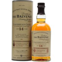 Balvenie 14 Year Old Caribbean Cask Speyside Single Malt Scotch Whisky Balvenie 14 Year Old Caribbean Cask Speyside Single Malt Scotch Whisky