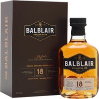 Balblair 18 Year Old Highland Single Malt Scotch Whisky Balblair 18 Year Old Highland Single Malt Scotch Whisky