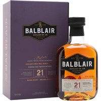 Balblair 21 Year Old Highland Single Malt Scotch Whisky Balblair 21 Year Old Highland Single Malt Scotch Whisky