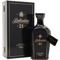 Ballantines 21 Year Old / Blue Ceramic Decanter Blended Scotch Whisky Ballantines 21 Year Old / Blue Ceramic Decanter Blended Scotch Whisky