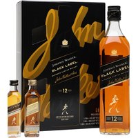 Johnnie Walker Black Label / Gold Label and Double Black Miniatures Gift Set Blended Whisky Johnnie Walker Black Label / Gold Label and Double Black Miniatures Gift Set Blended Whisky