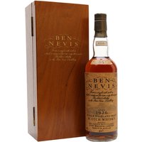 Ben Nevis 1926 / 63 Year Old Highland Single Malt Scotch Whisky Ben Nevis 1926 / 63 Year Old Highland Single Malt Scotch Whisky