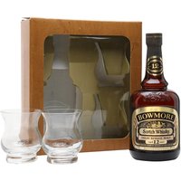 Bowmore 12 Year Old & 2 Glasses / Bot.1980s Islay Whisky Bowmore 12 Year Old & 2 Glasses / Bot.1980s Islay Whisky