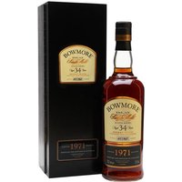 Bowmore 1971 / 34 Year Old / Sherry Cask Islay Whisky Bowmore 1971 / 34 Year Old / Sherry Cask Islay Whisky