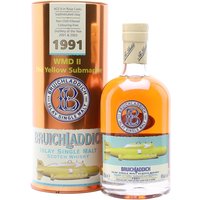 Bruichladdich 1991 / 14 Year Old / WMDII - Yellow Submarine Islay Whisky Bruichladdich 1991 / 14 Year Old / WMDII - Yellow Submarine Islay Whisky