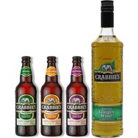 Crabbie's Ginger Wine & Beer Collection / 4 Bottles