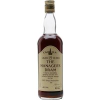 Caol Ila 15 Year Old / Managers Dram / Sherry Cask Islay Whisky Caol Ila 15 Year Old / Managers Dram / Sherry Cask Islay Whisky