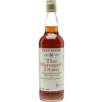 Glen Elgin 16 Year Old Managers Dram / Sherry Cask / Bot.1993 Speyside Whisky Glen Elgin 16 Year Old Managers Dram / Sherry Cask / Bot.1993 Speyside Whisky