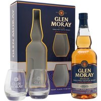 Glen Moray Port Cask Finish / Glass Set Speyside Whisky Glen Moray Port Cask Finish / Glass Set Speyside Whisky