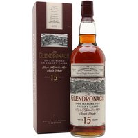 Glendronach 15 Year Old / Sherry Cask / Litre Highland Whisky Glendronach 15 Year Old / Sherry Cask / Litre Highland Whisky