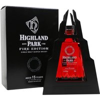 Highland Park Fire 15 Year Old Island Single Malt Scotch Whisky Highland Park Fire 15 Year Old Island Single Malt Scotch Whisky