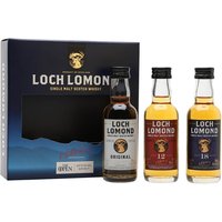 Loch Lomond Miniature Gift Set / 3x5cl Highland Whisky Loch Lomond Miniature Gift Set / 3x5cl Highland Whisky