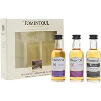 Tomintoul Tri-Pack / 40% / 10 Year Old, 16 Year Old & Tlath Speyside Whisky Tomintoul Tri-Pack / 40% / 10 Year Old, 16 Year Old & Tlath Speyside Whisky