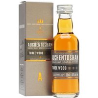 Auchentoshan Three Wood Miniature Lowland Single Malt Scotch Whisky Auchentoshan Three Wood Miniature Lowland Single Malt Scotch Whisky