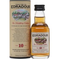 Edradour 10 Year Old Miniature Highland Single Malt Scotch Whisky Edradour 10 Year Old Miniature Highland Single Malt Scotch Whisky