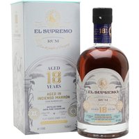 El Supremo 18 Year Old Single Traditional Column Still Rum