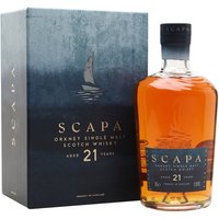 Scapa 21 Year Old Island Single Malt Scotch Whisky Scapa 21 Year Old Island Single Malt Scotch Whisky